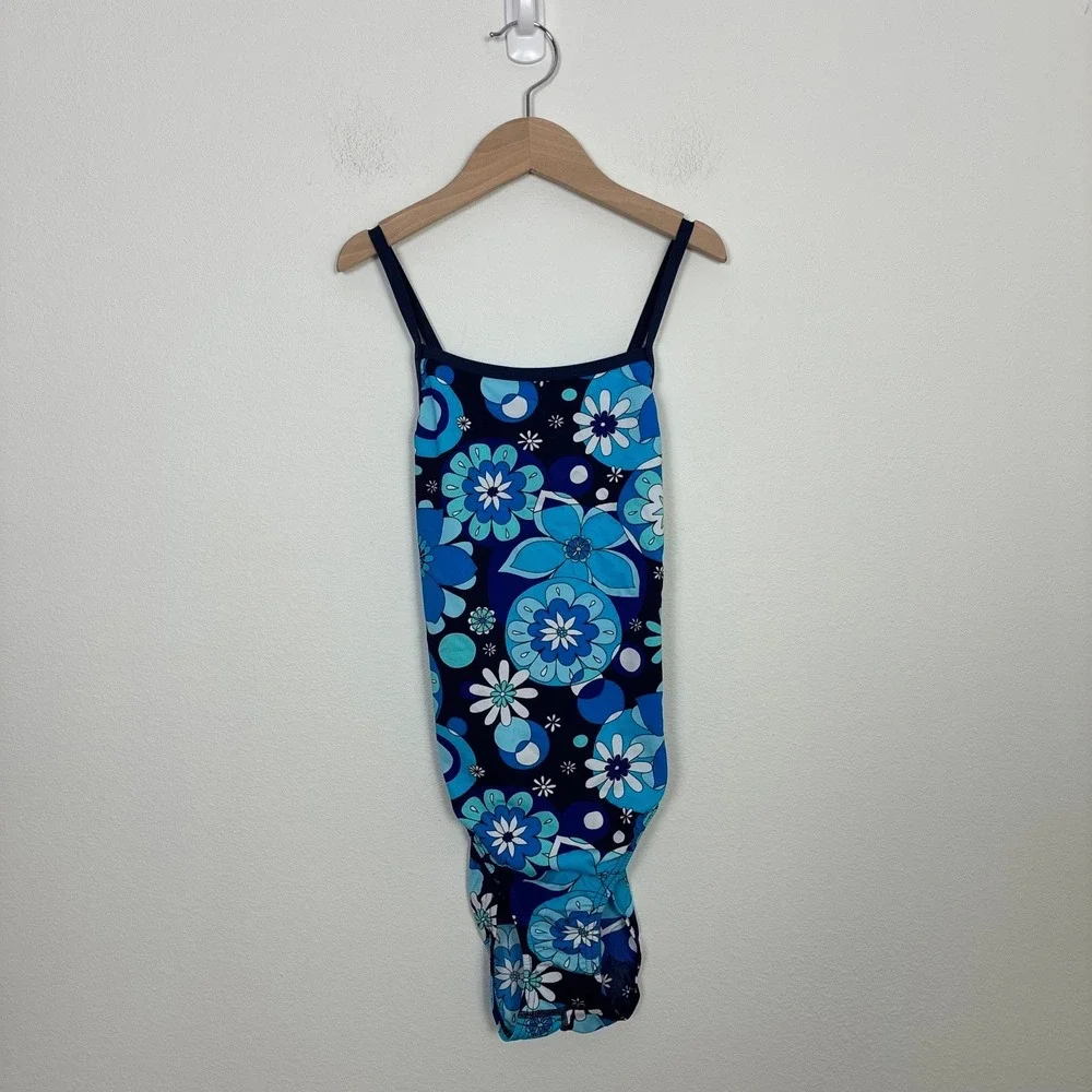 Speedo Endurance+ Floral One Piece Training Swimsuit Womens 6/32 Athletic Sporty
